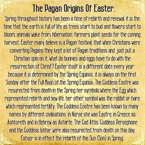 The Pagan Influence on Easter: Uncovering the Truth